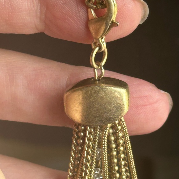 Premier Designs Jewelry Tango Tassel Necklace in Gold Tone - Picture 4 of 4